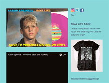 Tablet Screenshot of aaronsprinklemusic.com